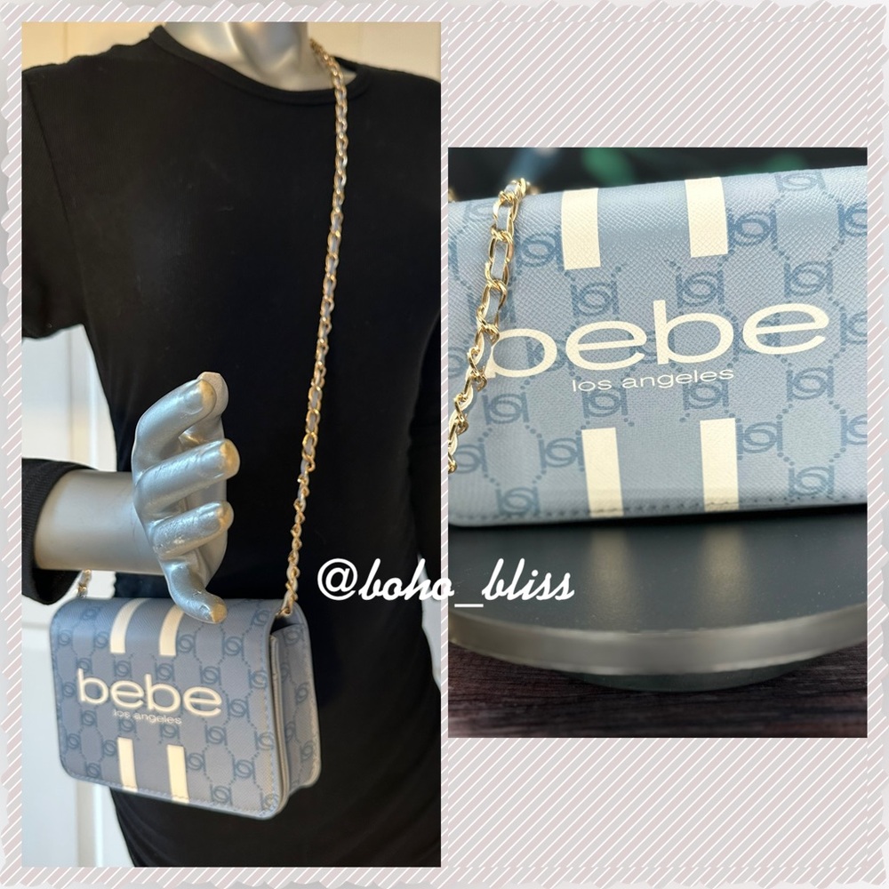 BEBE | Denim Blue Crossbody Bag NWT